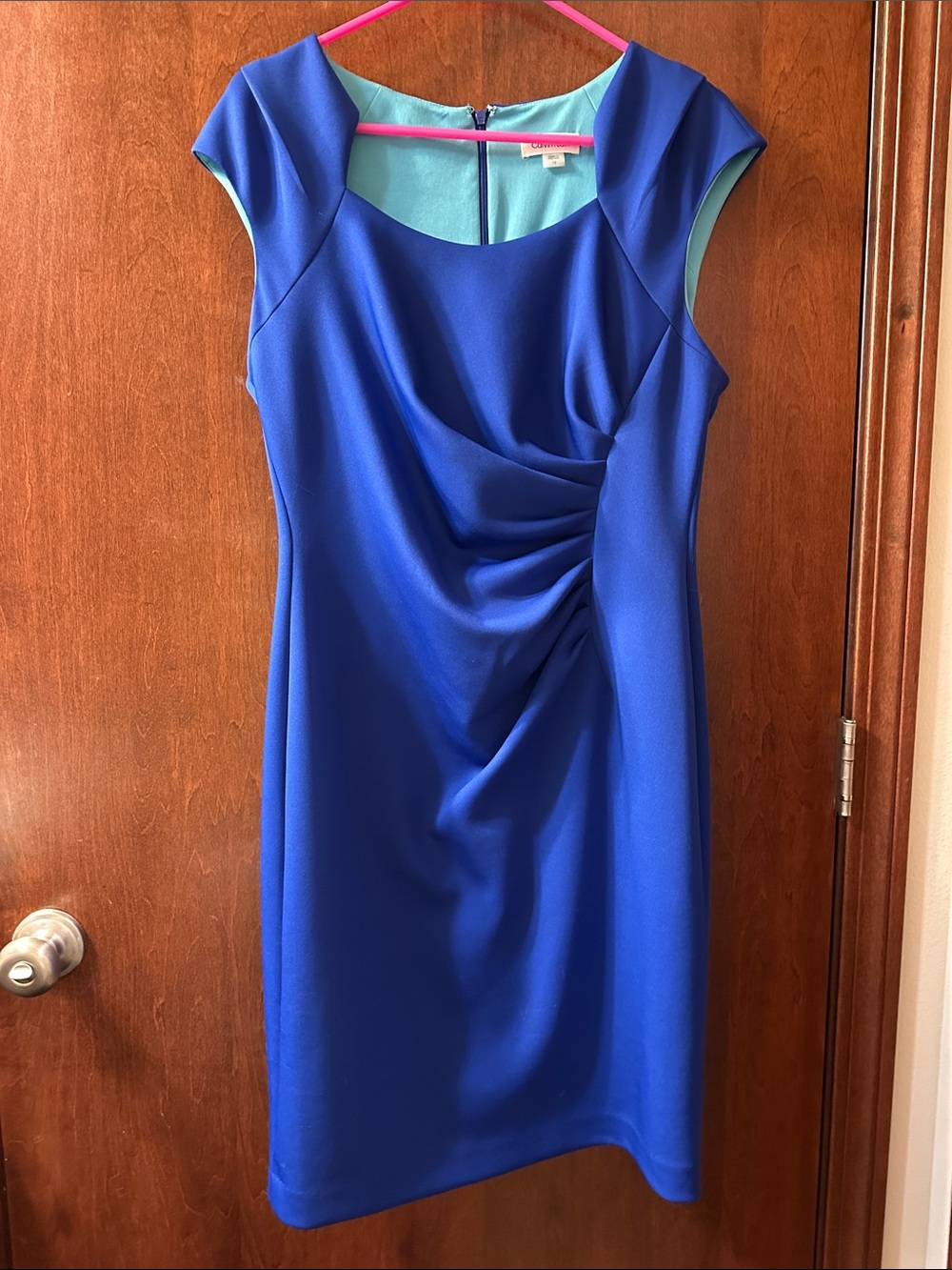 Sheath Dress with Side Ruching size 12